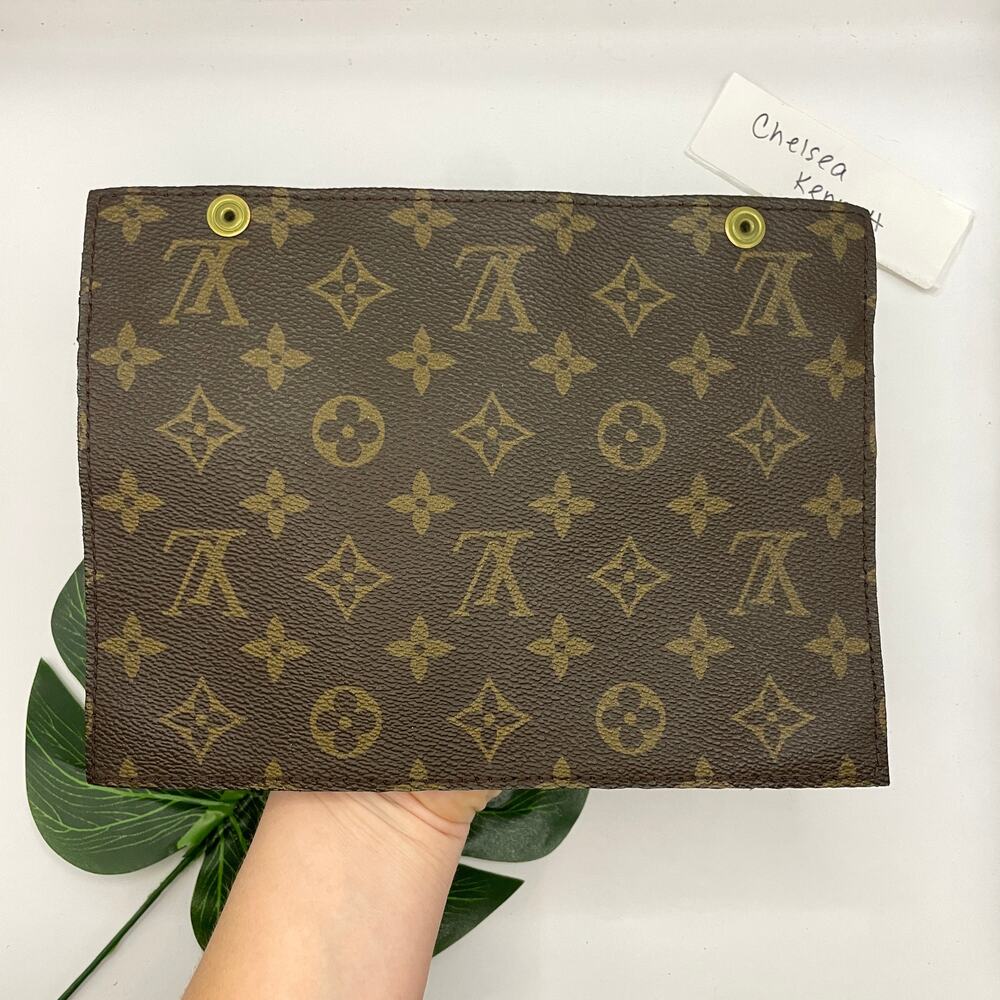 Louis Vuitton Monogram Randonnee Flat Pouch Clutch Toiletry envelope - Picture 4 of 12
